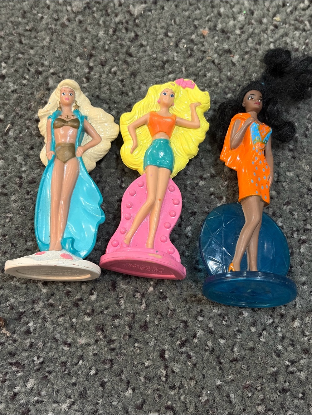 Set of 3 Vintage Toy Barbie McDonaldsDolls